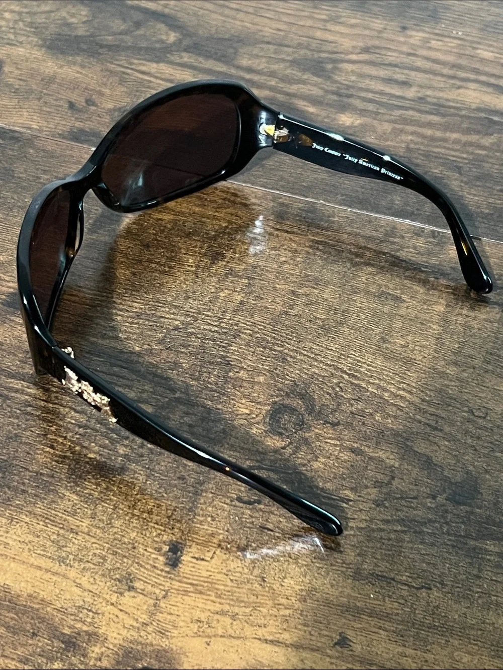 Juicy Couture Royals 0086 68[]16 /115 Brown Sunglasses with Gold Crest Accent